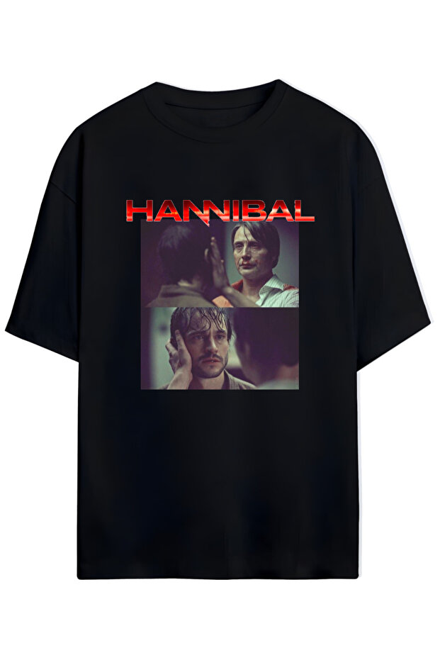 Hannibal Unisex Oversize High Quality Cotton Combed Cotton T-Shirt