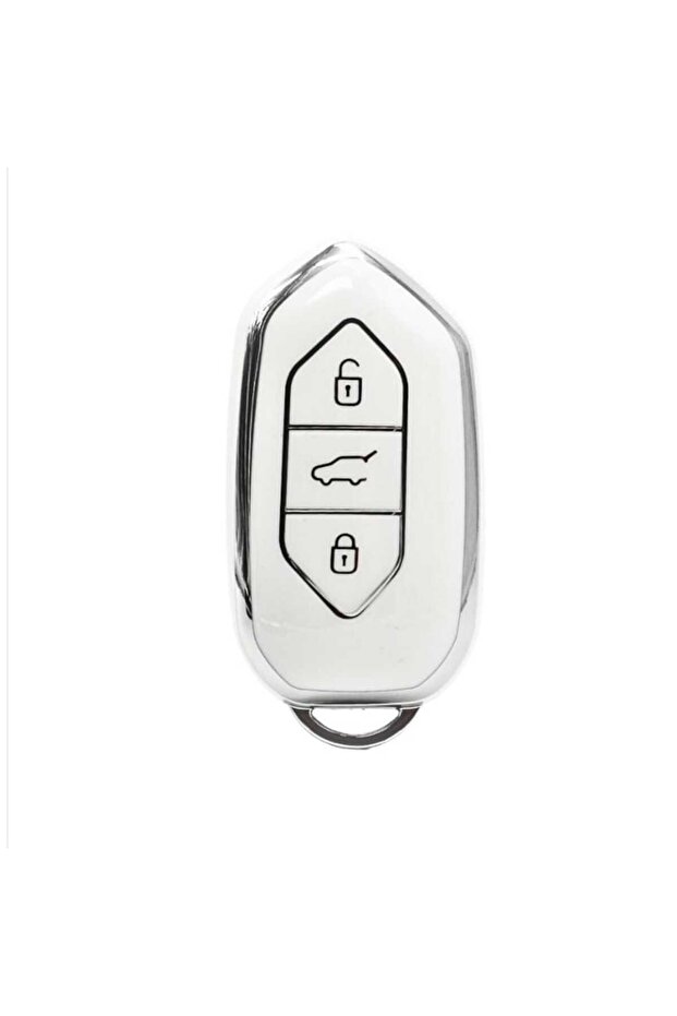Togg T10X Compatible 3 Button Switch Protection Case White Silver