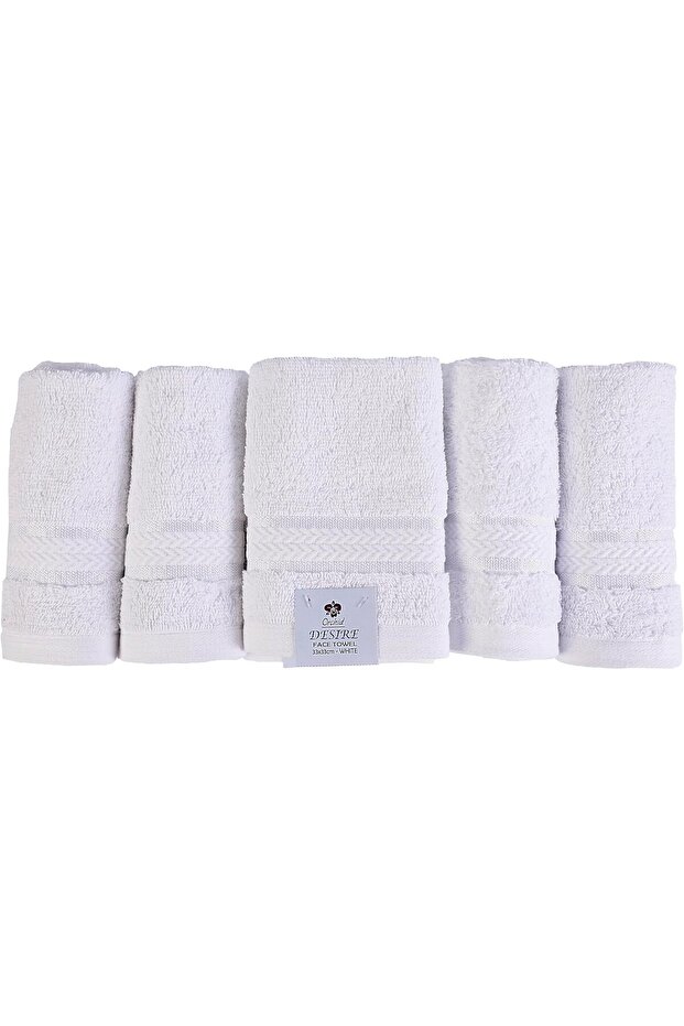 DESIRE FACE TOWEL 30X30CM WHITE