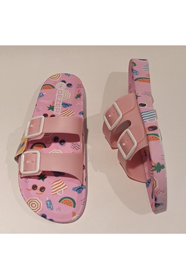 Strand, medence, erkély, terasz, fürdőszoba, otthoni és utcai papucs anatómiai talppal és állítható csattal - 6