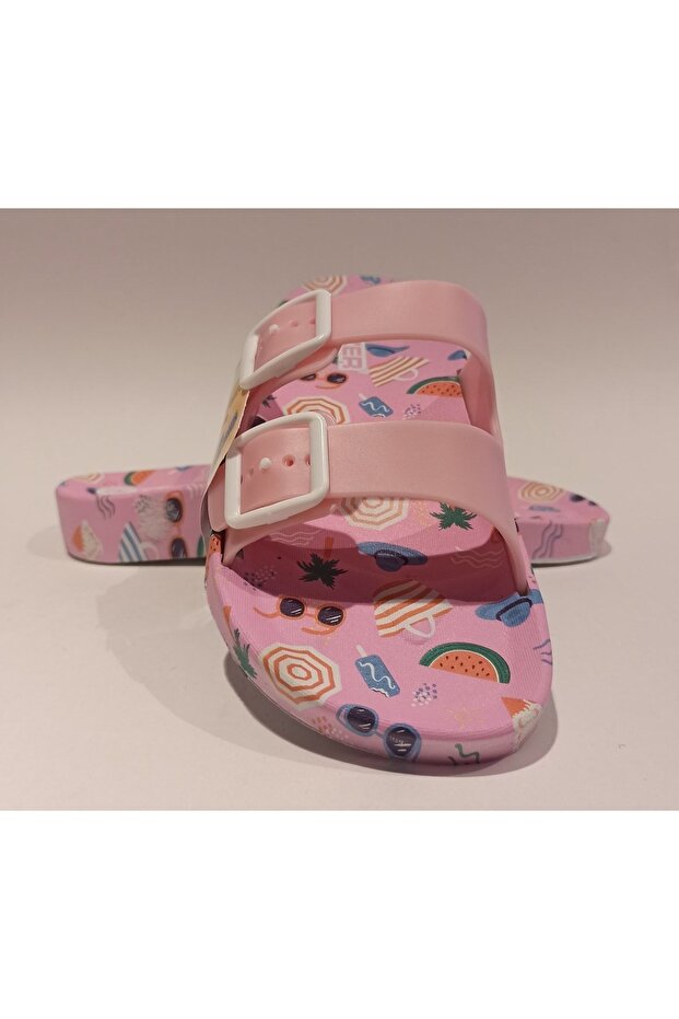 Strand, medence, erkély, terasz, fürdőszoba, otthoni és utcai papucs anatómiai talppal és állítható csattal - 4