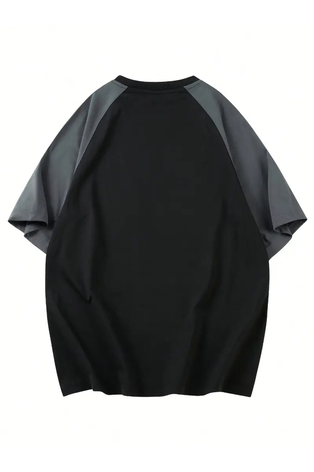 Reglan Kol Tişört ve Şort 2li Kombin Set Oversize - 3