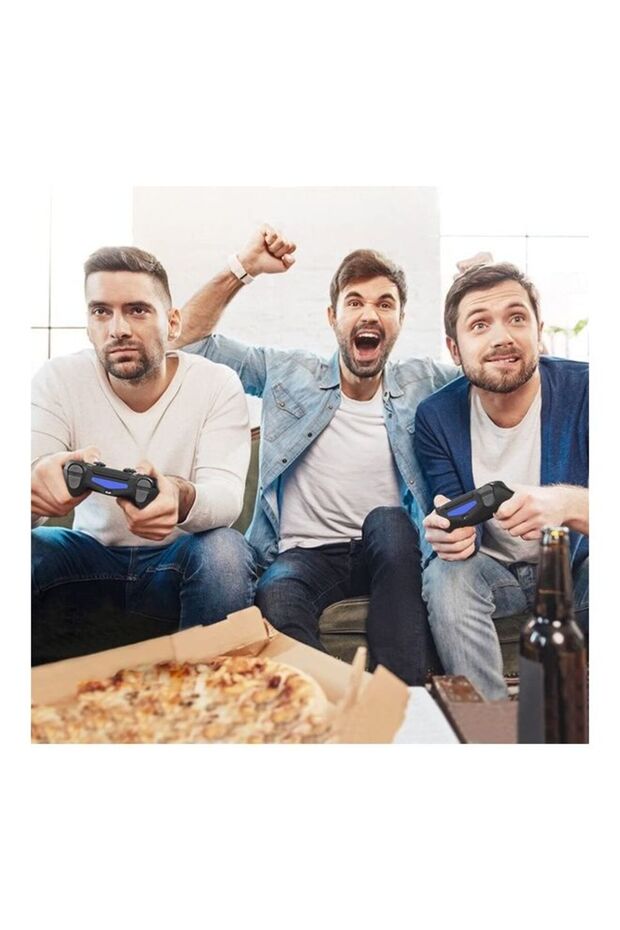 وحدة تحكم لاسلكية، اهتزاز مزدوج، تحكم في الحركة بستة محاور، زر مشاركة، متوافقة مع وحدة تحكم PS4 - 5