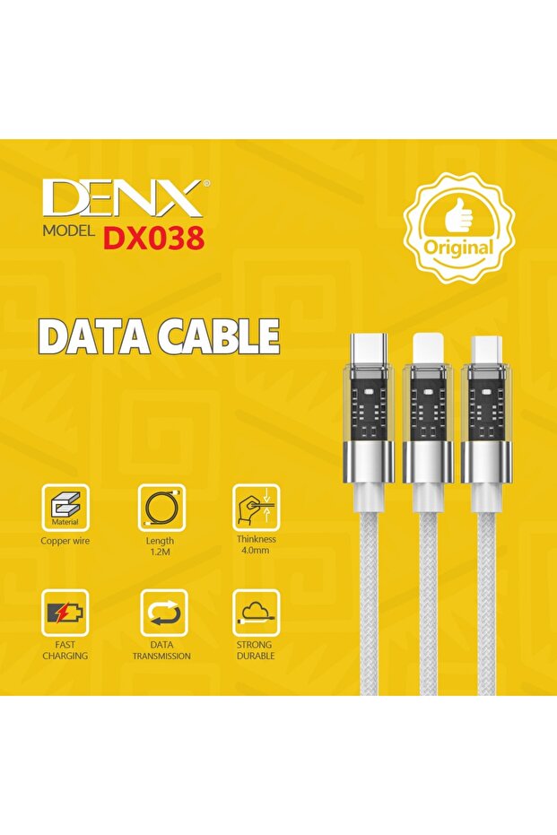 كابل شحن Denx Micro USB DX038 - 1