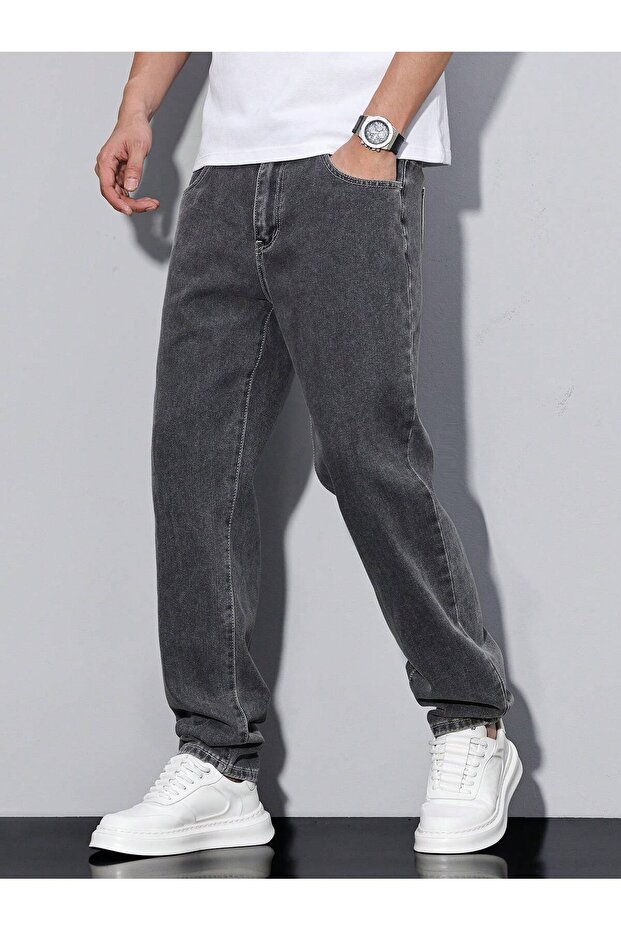 Men's Baggy Fit Casual Denim Jeans