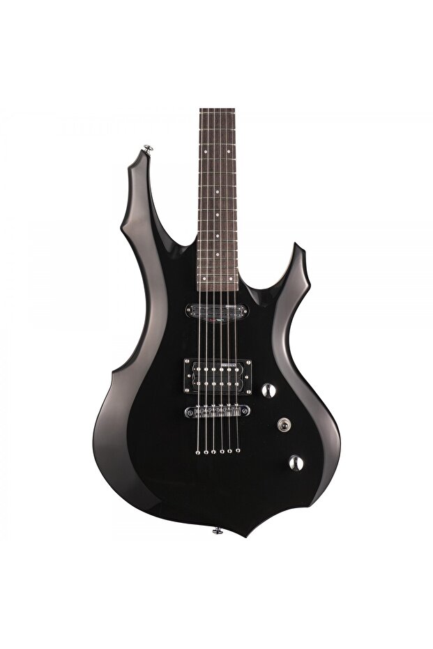 F-10 Kit Black Elektro Gitar - 1