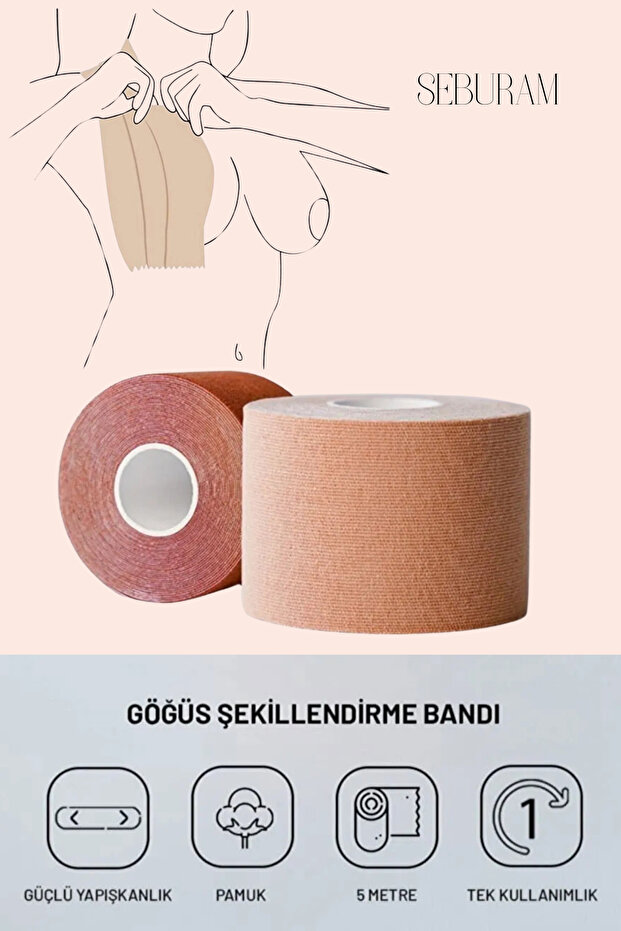 Breast Stabilizer, Lifting and Shaping Tape, Low-Cut Breast Lift Tape