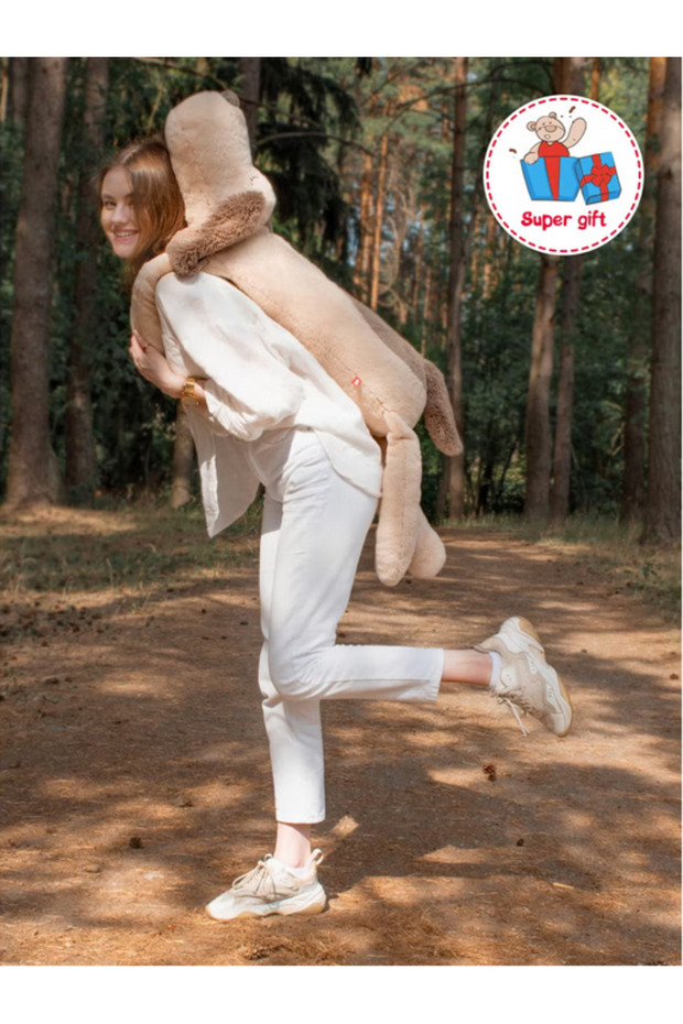 Jucărie de plus XXL câine mare, 119 cm - 8