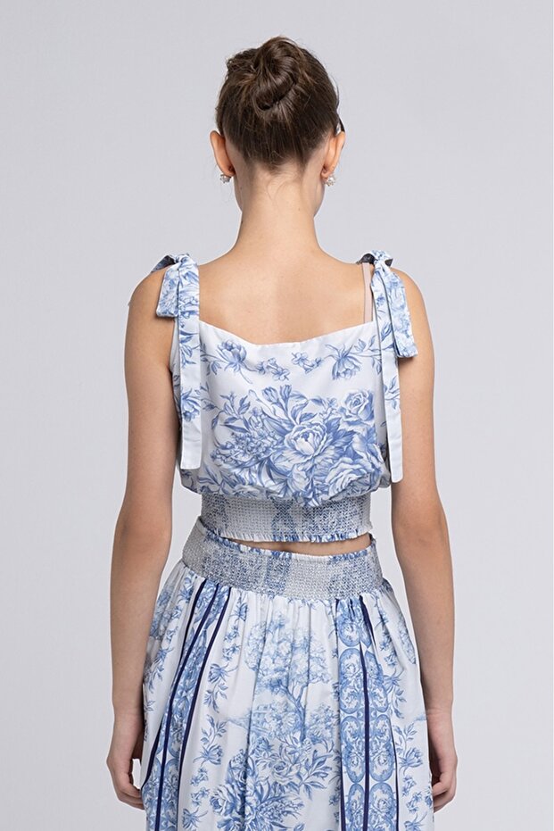 الجزء العلوي مزين بزخارف مطبوعة - 3