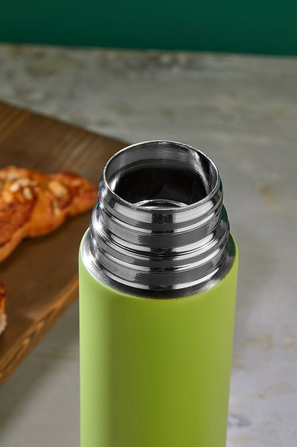750ml Çift Kat Paslanmaz Çelik Termos – Sızdırmaz, Çift Kapak Sistemi, 12 Saat Sıcak 24 Saat Soğuk - 6