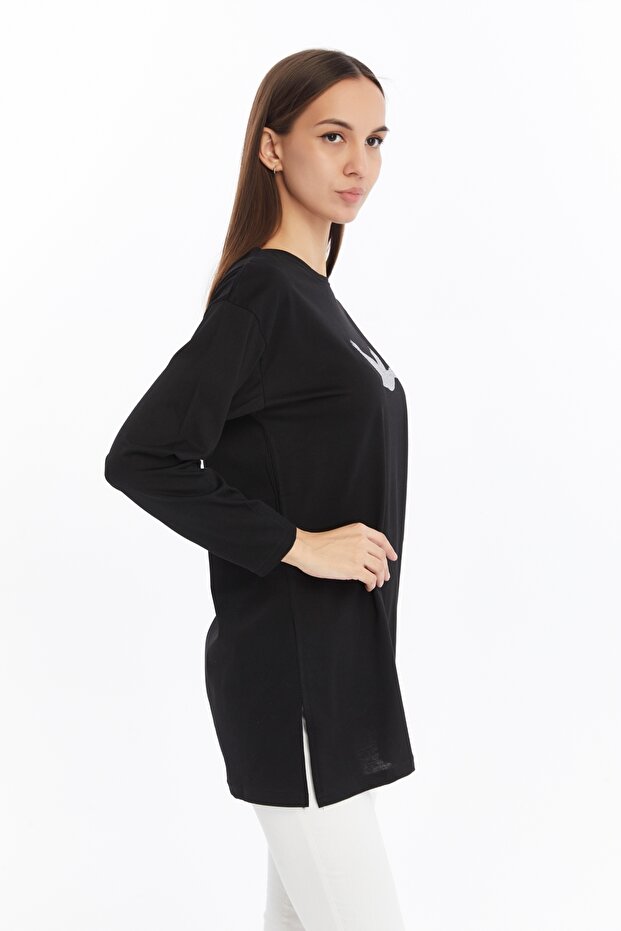 KUŞ BASKILI TUNİK - 3