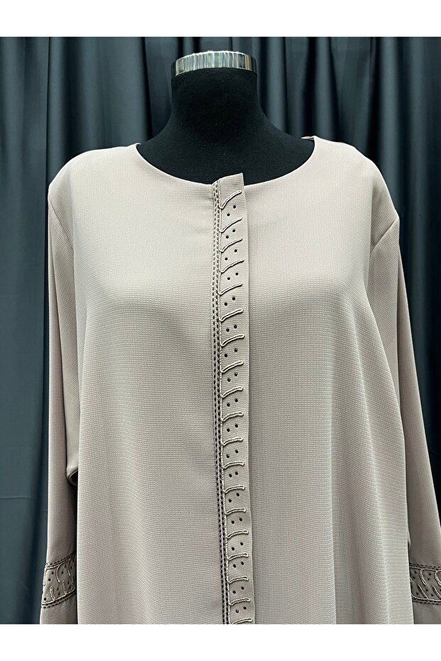 Koyu Bej Renk Pardesü - 3