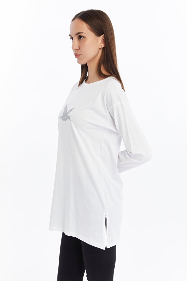 KUŞ BASKILI TUNİK - 3