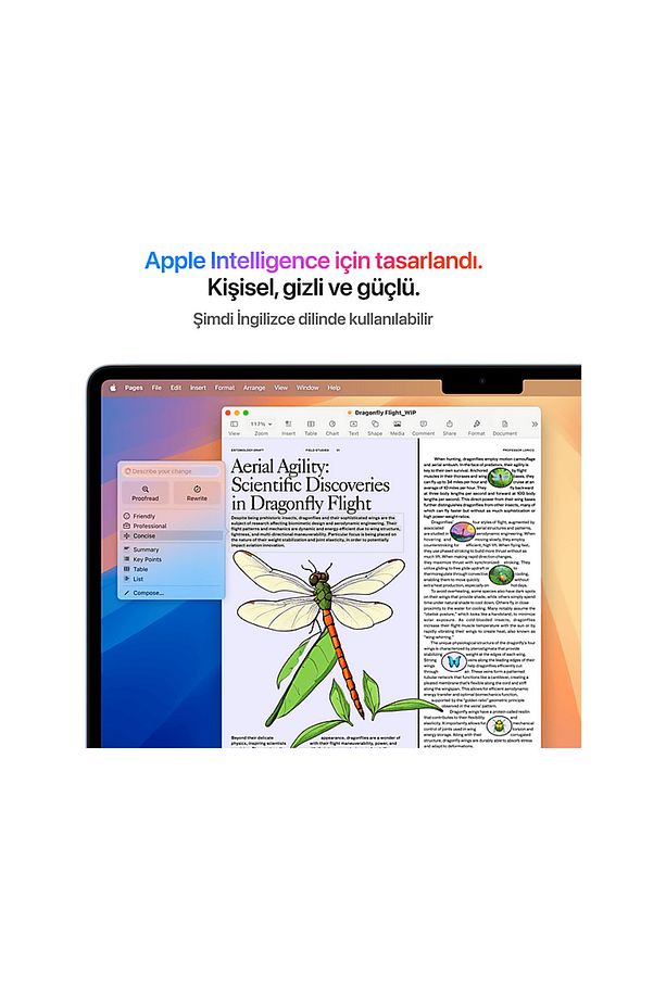 MC7A4TU/A/MacBook Air/Apple M4 İşlemci/(10 Çekirdek CPU-10 Çekirdek GPU)/16GB RAM/256GB SSD/15 - 6