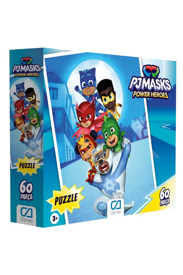 PJMasks: Pijamaskeliler Licensed 60 Pieces 34x24cm Children's Puzzle Puzzle Series