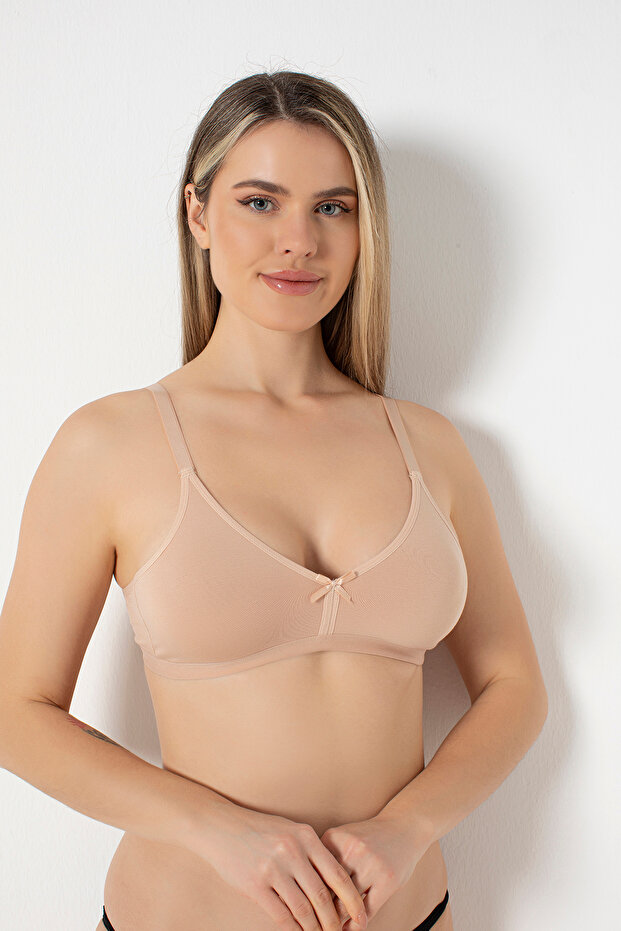 Seamless Cotton Modal Combed Basic Bra - 3