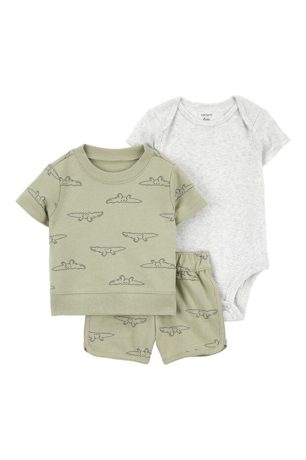 Erkek Bebek Alt Üst Set - 1