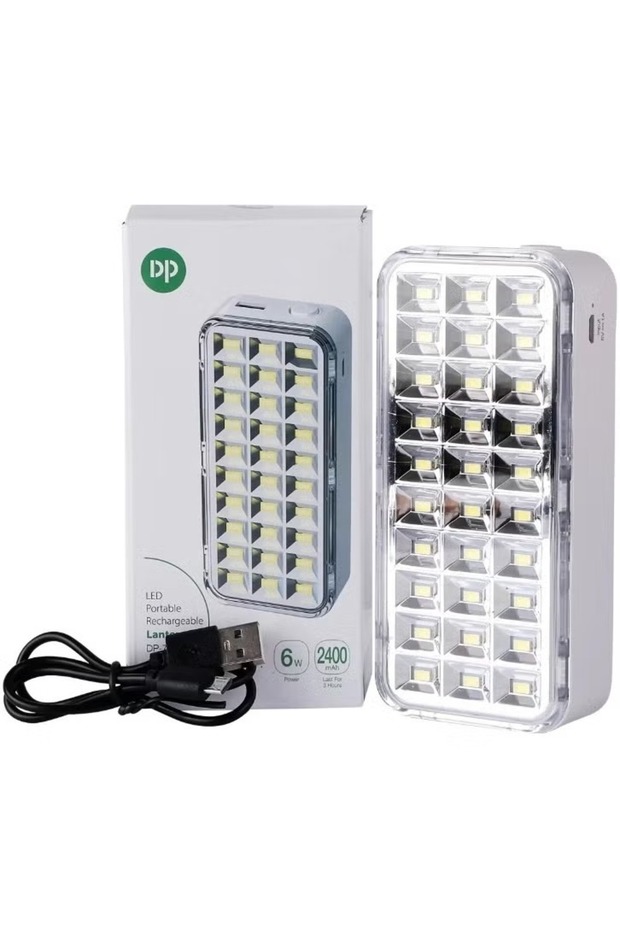 (RECHARGEABLE LED EMERGENCY LIGHT) 1300mAh Battery, 4.2 W LED Power 4 hrs Lantern Emergency Light - 2