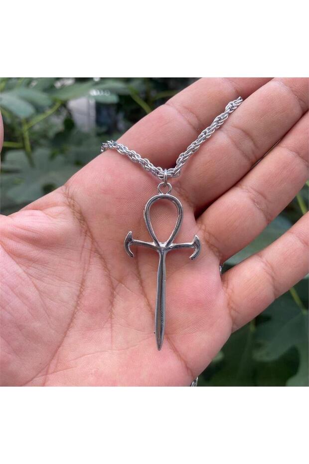 Vintage Thin Ankh Kolye - 2