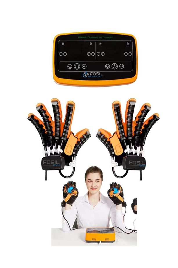İki el beraber fizik eğitim rehabilitasyon robot eldiven çift el ( sağ ve sol ) - 2