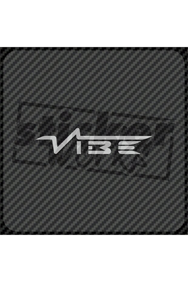 ملصق Vibe للزجاج الأمامي