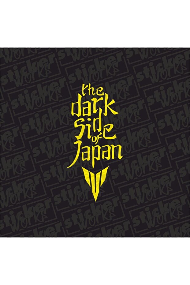 The Dark Side of Japan Sticker - Yellow