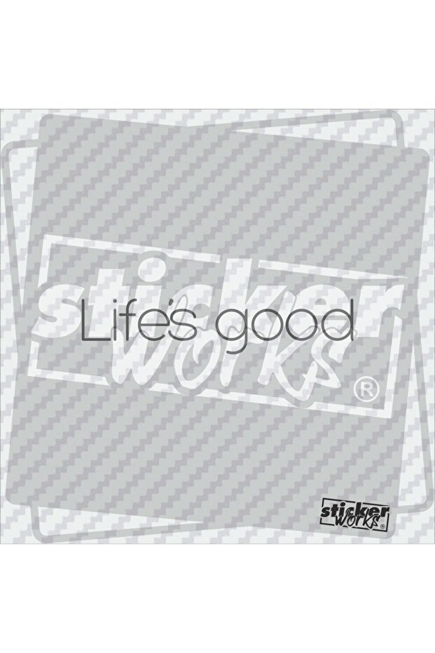 ملصق للزجاج الأمامي من Lifes Good