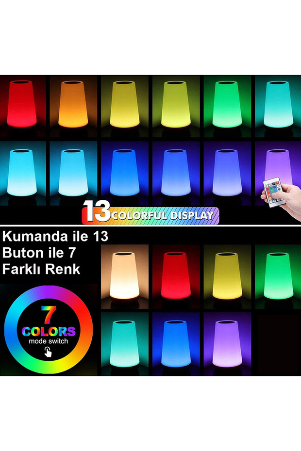 Masaüstü Şarjlı Led Aydınlatma Gece Lambası / GT-CL11 - 8