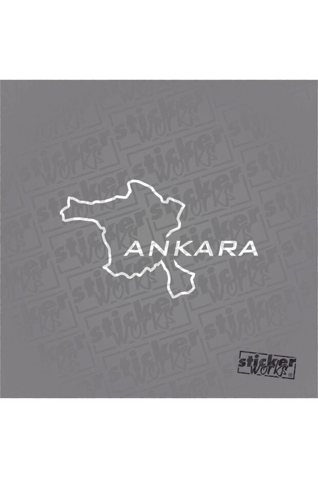 ملصق خريطة أنقرة - 1