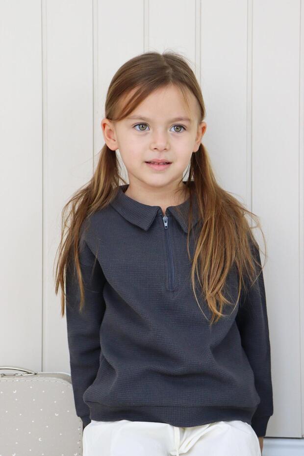 Waffle Theme Sweatshırt - 7