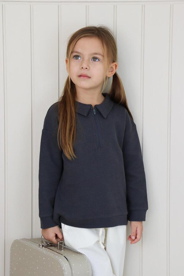 Waffle Theme Sweatshırt - 6