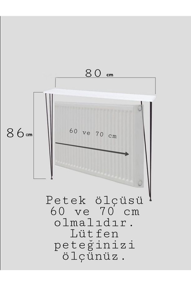 Siyah Raf -Petek Üstü Dresuar 80cm (60ve 70 cm Petek İçindir) - 3