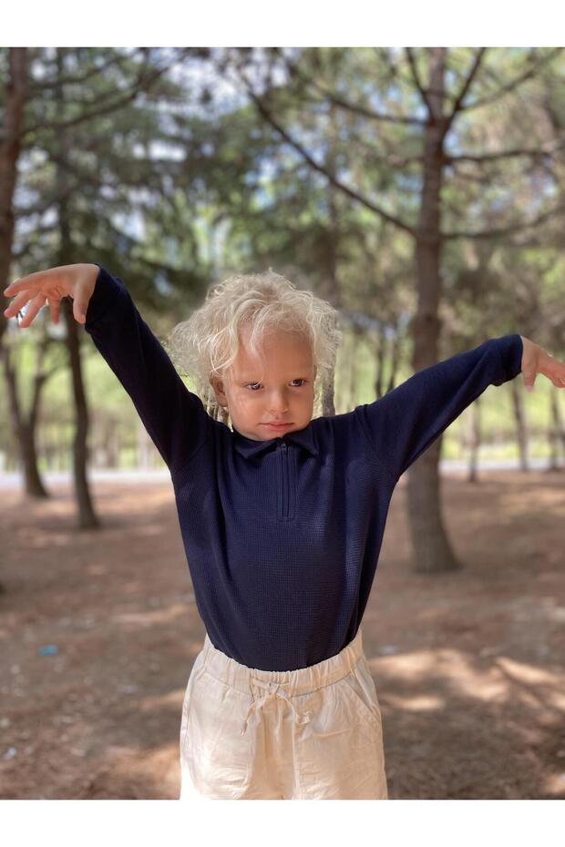 Waffle Theme Sweatshırt - 2