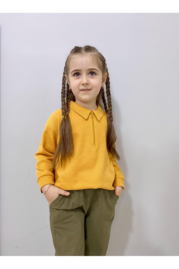 Waffle Theme Sweatshırt - 8