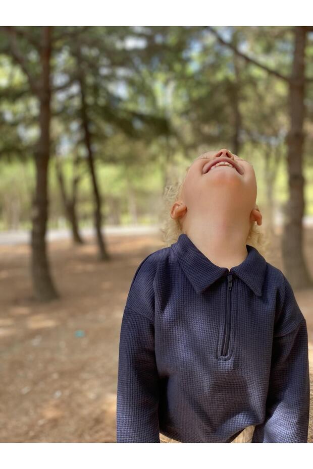 Waffle Theme Sweatshırt - 8