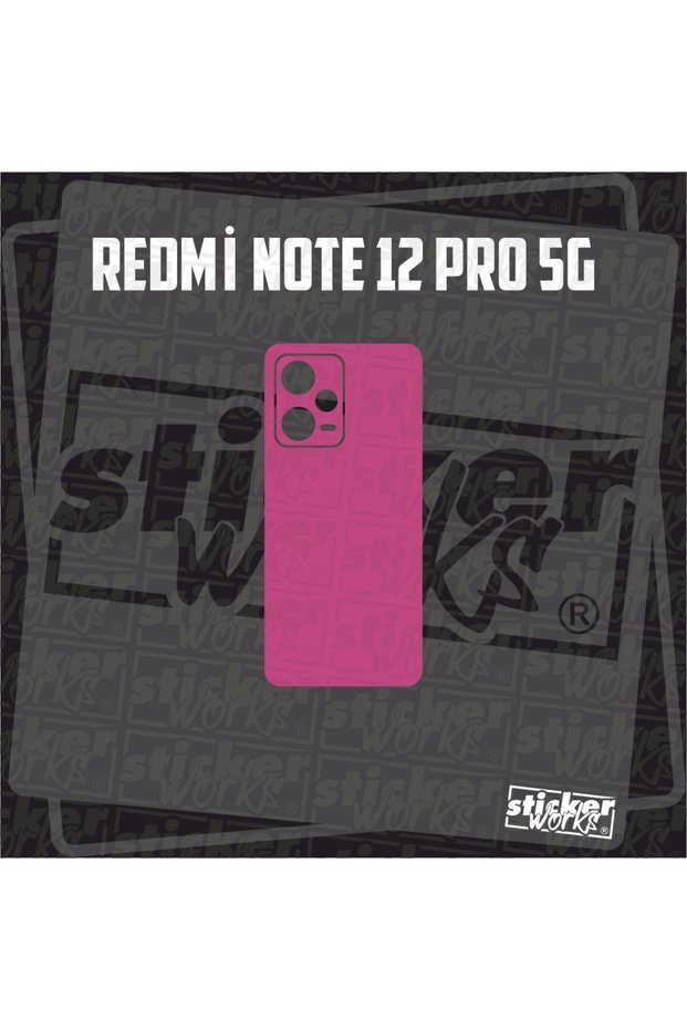 Redmi Note 12 Pro Compatible 5g Back Cover Sticker 5D Carbon Case Not