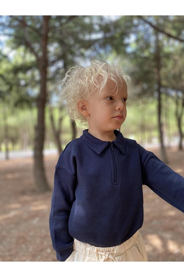 Waffle Theme Sweatshırt - 6