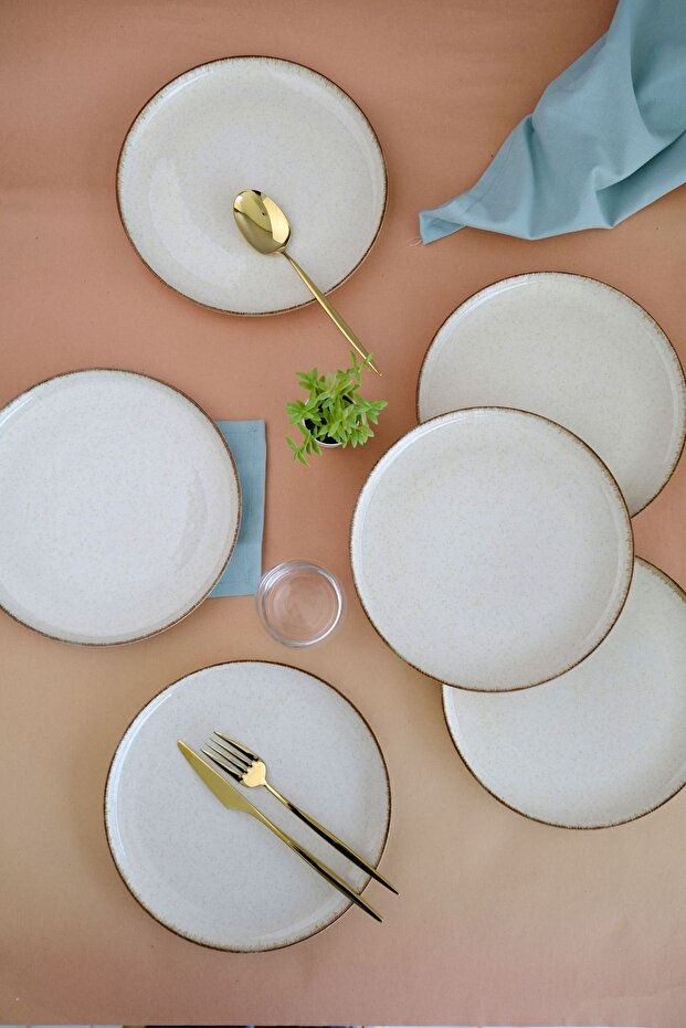 Moderna Cake Plate Cinnamon 21cm 6 Pcs
