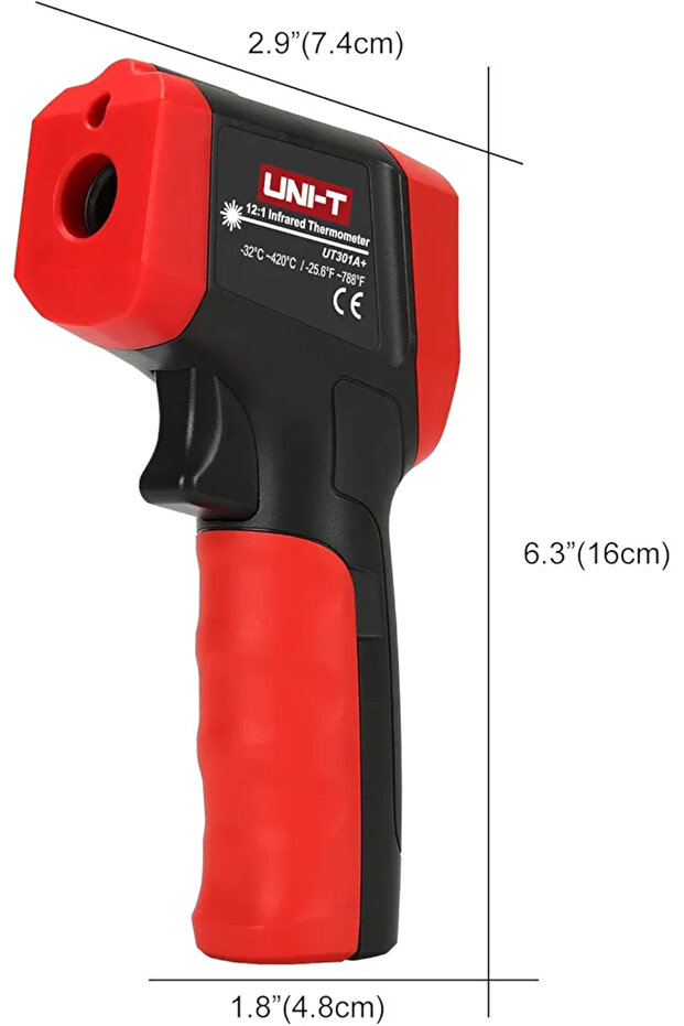 Unı-t Ut301a+ Infrared Thermometer - 6
