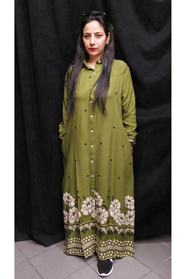 Button down Shirt Collar Dress