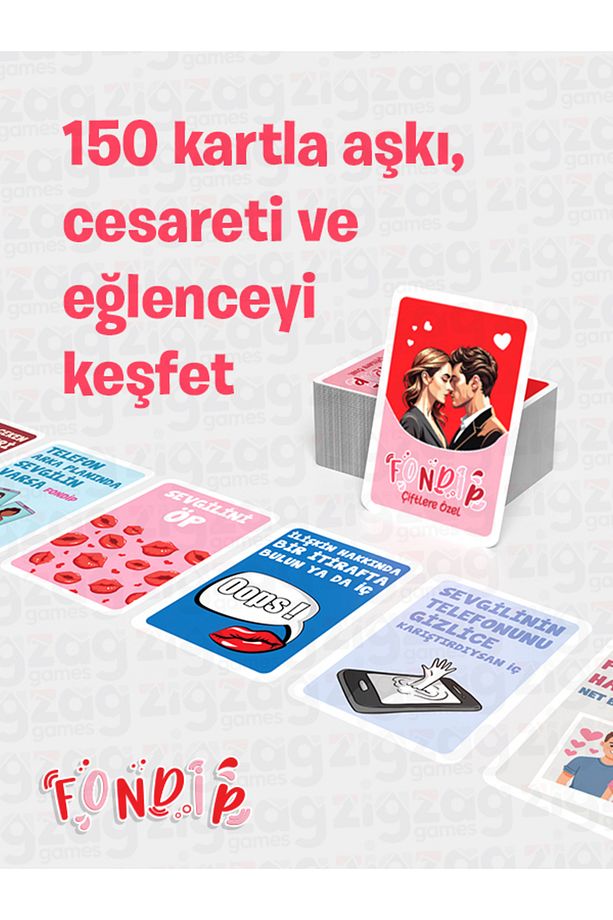 Fondip Çiftlere Özel | Romantik & Cesur Kartlar | Tutkuyu ve Eğlenceyi Doruklara Çıkarın! - 2