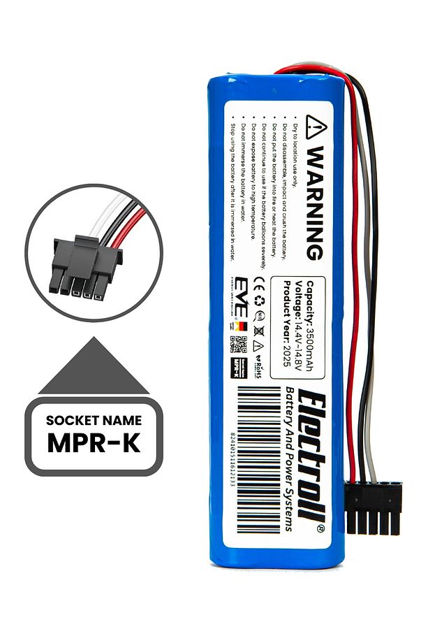 Xiaomi Mi Robot Vacuum Mop P Uyumlu Batarya (ULTRA YÜKSEK KAPASİTE) 3500mah Robot Model: Stytj02ym - 5