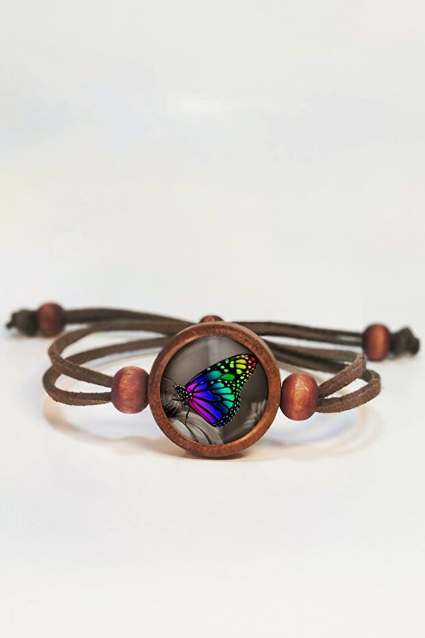 Butterfly Wooden Bracelet