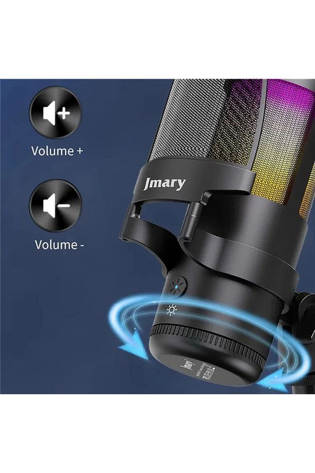 MC-PW13 RGB Led Condenser USB ASMR Stüdyo Mikrofonu - 3