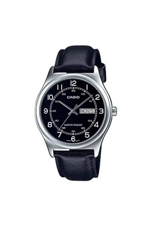 Casio Analog Watch with Leather Strap MTP-V006L-1B2UDF - 1