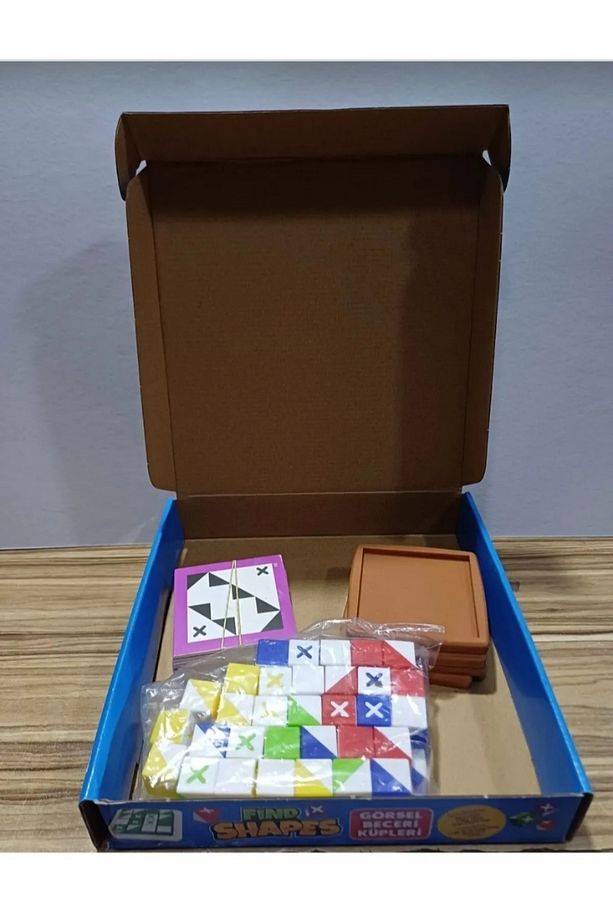 Fınd Shapes (ŞEKLİ BUL - QBİTZ) Renkli Küpler Zeka-mantık Ve Strateji Oyunu - 3