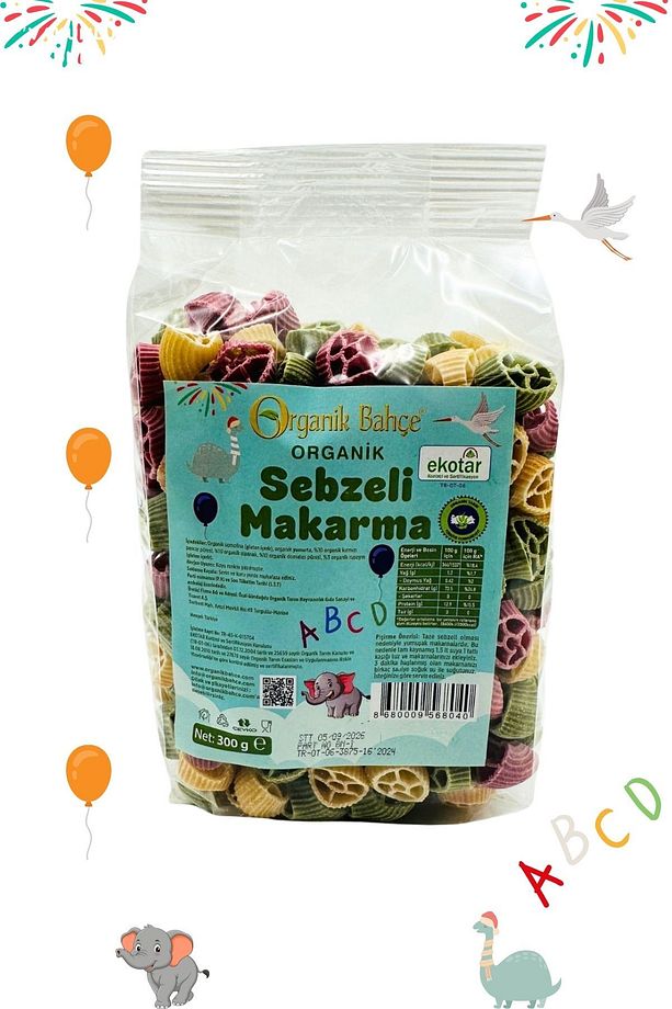 Organik Sebzeli Makarna 300 G - 1