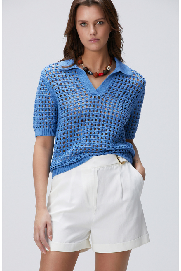 Mavi Ajurlu Kazak - 1