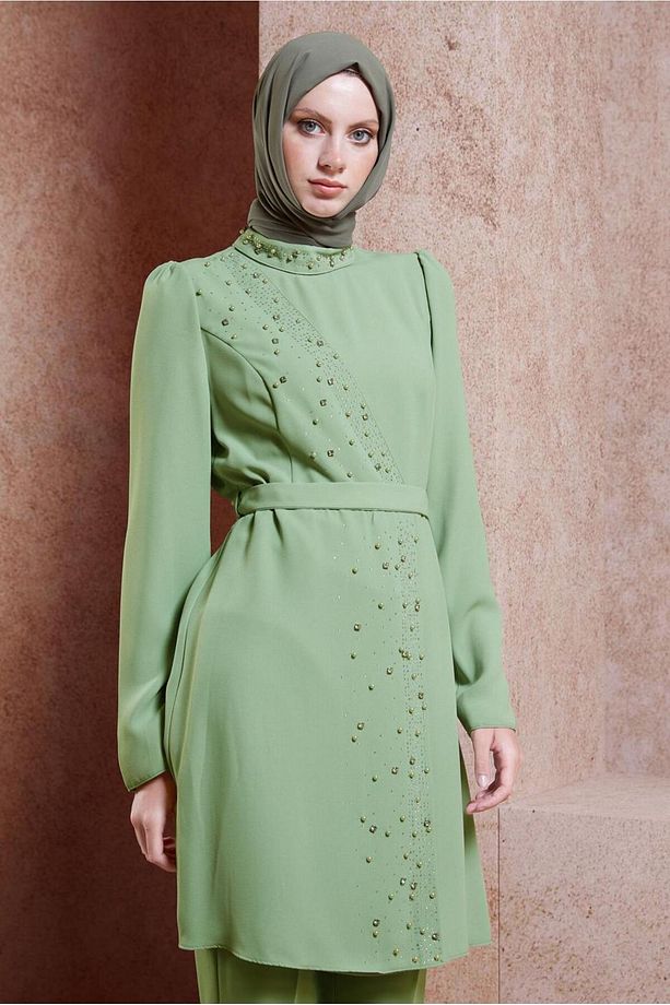 KEMERLİ PANTOLONLU TAKIM 30271 - 2