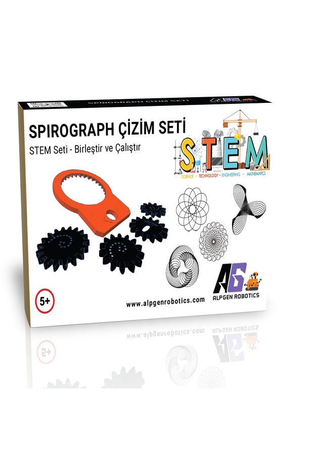 STEM Spirograph Sanat Seti - Çocuklar ve Yetişkinler İçin - 1